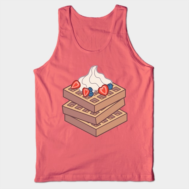 Waffles Tank Top by Abbilaura